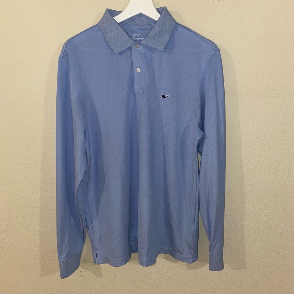 Men’s Vineyard Vines Long Sleeve Polo Shirt Size Medium